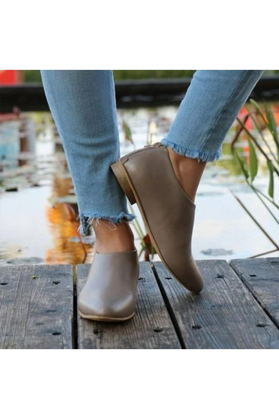 Teacher Appreciation Gifts AXXD Flats Shoes,Flat 2024 Womens Fall Shoes Thanksgiving Day Mid-Calf Womens Teacher Boots For Clearence