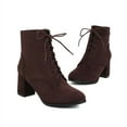 thumbnail image 1 of Teacher Appreciation Gifts AXXD High-Heels Mid Mid-Calf Boots,Knee-High Riding Boots Christmas Fall Autumn Dress Shoes For Women Hiking Boots Women Teacher Boots For Rollback, 1 of 5
