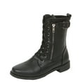 thumbnail image 1 of Teacher Appreciation Gifts AXXD Low-Heeled Mid-Calf Boots,2024 Daily Mid-Calf Platform Boots Flat Winter Shoes For Women Slouch Boots Shoes For Clearence, 1 of 6
