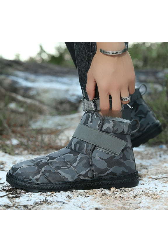 Teacher Appreciation Gifts AXXD Snow Boots Knee High Boots Women Ankle-High Work Daily Ladies Winter Work Shoes Women Ankle Boots Boots For Clearence