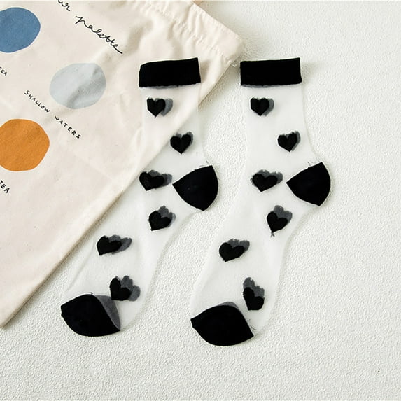 Teacher Appreciation Gifts AXXD Socks Women,Fashion Mesh Ladies Breathability Patchwork Thin Women鈥橲 Stockings Socks