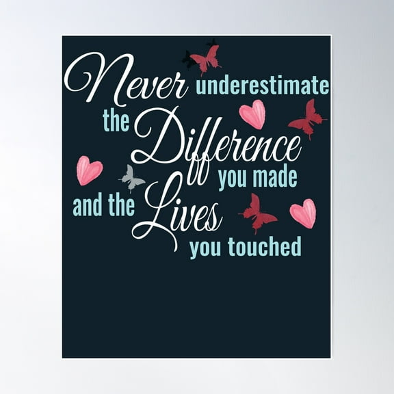 Teacher Appreciation Gifts Back To School For Teachers Poster Wall Art, Modern Wall Decor For Living Room Bedroom, 12x18 UNFRAMED