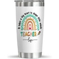 thumbnail image 1 of Teacher Appreciation Gifts For Women, Teacher''s Day Birthday Gift Ideas, Teacher Graduation Gifts, Farewell, Going Away, Thank You Gifts For Coworkers, Teacher, Women, 20oz Stainless Steel Tumbler, 1 of 6