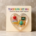 thumbnail image 1 of Teacher Appreciation Gifts, Heart Keepsake Ornament from Student, 2D Acrylic Car Hanging Charm, End of Year, Christmas, Back to School, Valentines Day Gifts for Teacher Khaki, 1 of 5