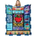thumbnail image 1 of Teacher Appreciation Gifts, Teacher Blanket 60"x50", Teacher Gifts for Women Men, Birthday Gifts for Teacher Mentor, Back to School Gifts Ideas for Teachers Day Christmas, to My Teacher Throw Blanket, 1 of 6