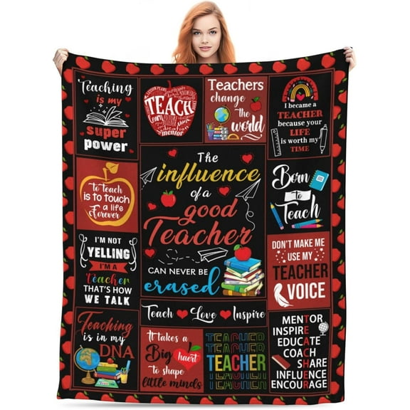 Teacher Appreciation Gifts, Teacher Gifts for Women, Gifts for Teachers, Teacher Appreciation Gifts for Women, Valentines Day Gifts for Teachers, Best Teacher Gifts Blanket 60"X50"