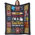 thumbnail image 1 of Teacher Appreciation Gifts, Teacher Gifts for Women, Teachers Appreciation Week/Day Gifts, End of Year Teacher Gifts, Teachers Retirement Gifts, Gifts for Teacher from Student Blanket 50X60 Inch, 1 of 5
