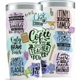 thumbnail image 1 of Teacher Appreciation Gifts for Women - 20 Oz Insulated Tumbler, Mug, and Cup, Graduation Gifts from Students, Birthday Gifts for Teacher(Coffee gives me teacher power), 1 of 6