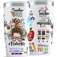 thumbnail image 1 of Teacher Appreciation Gifts for Women - 20 Oz Insulated Tumbler, Mug, and Cup, Graduation Gifts from Students, Birthday Gifts for Teacher(Don''t make me use my teacher voice), 1 of 6