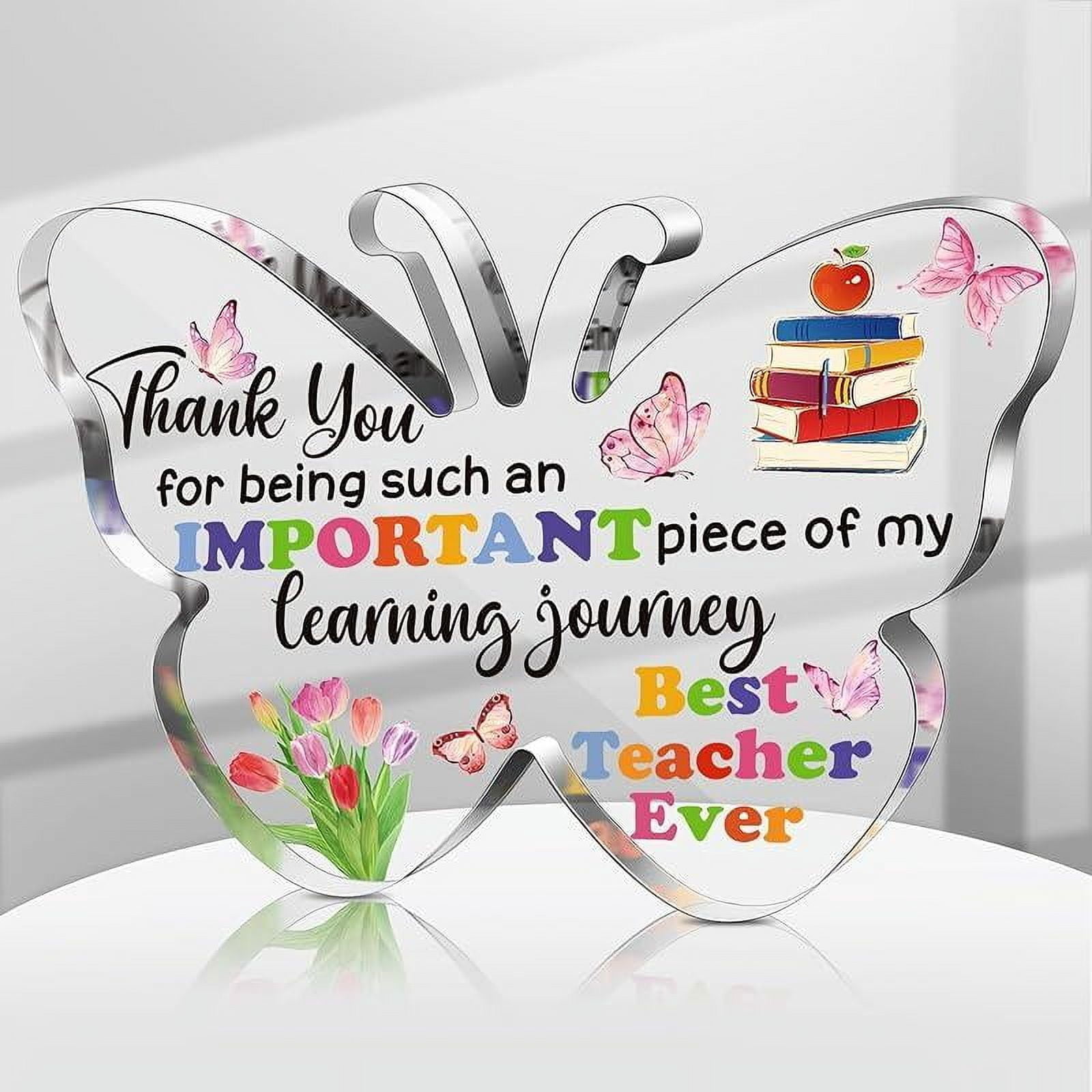 Teacher Appreciation Gifts for Women Acrylic Thank You Gift from ...