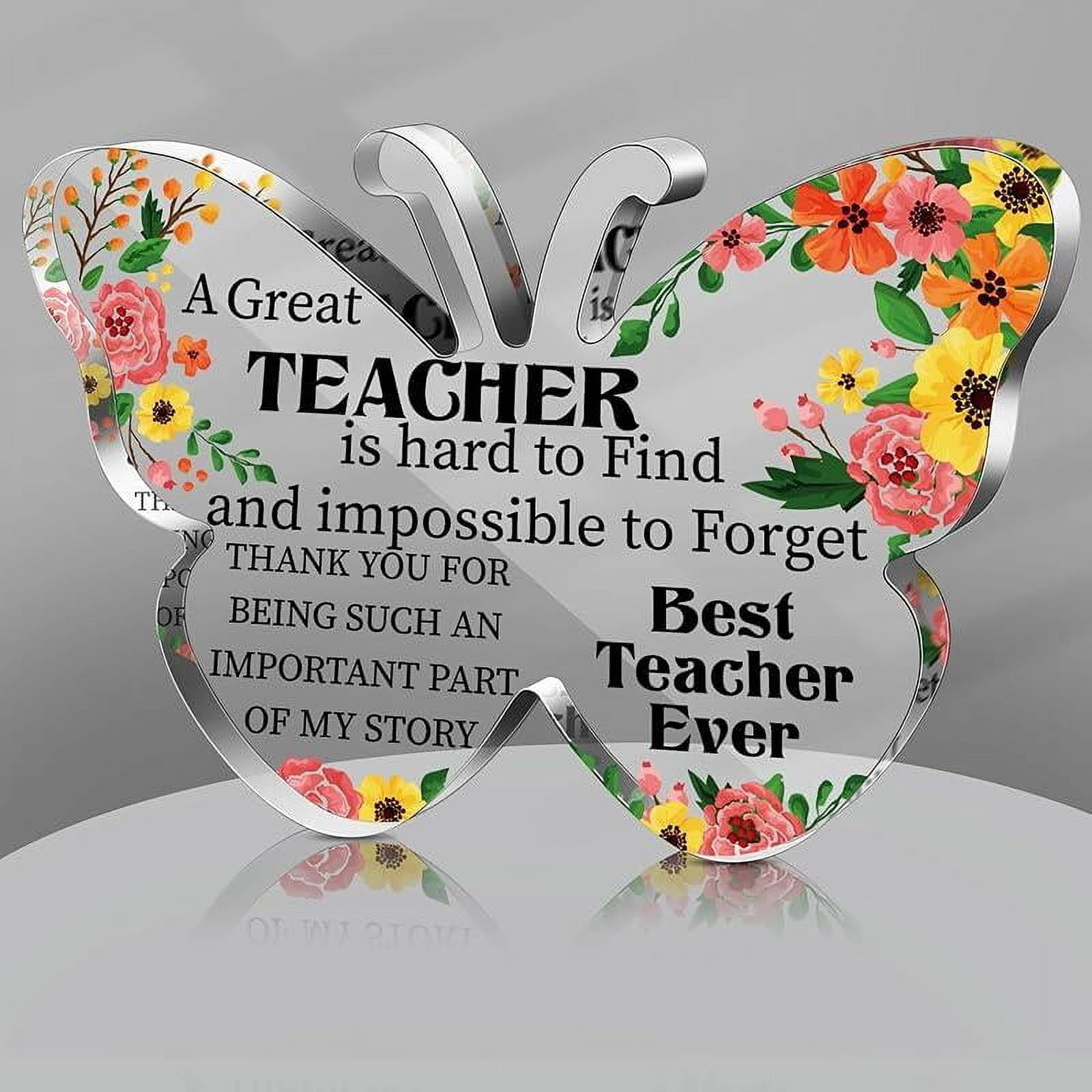 Teacher Appreciation Gifts for Women Acrylic Thank You Gift from ...