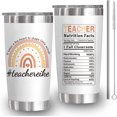 thumbnail image 1 of Teacher Appreciation Gifts For Women, Birthday, Christmas, Teachers Day, Graduation Gifts, Teacher Supplies, Thank You Gifts For Teacher, Teacher Tumbler, 20oz Stainless Steel Tumbler, 1 of 6