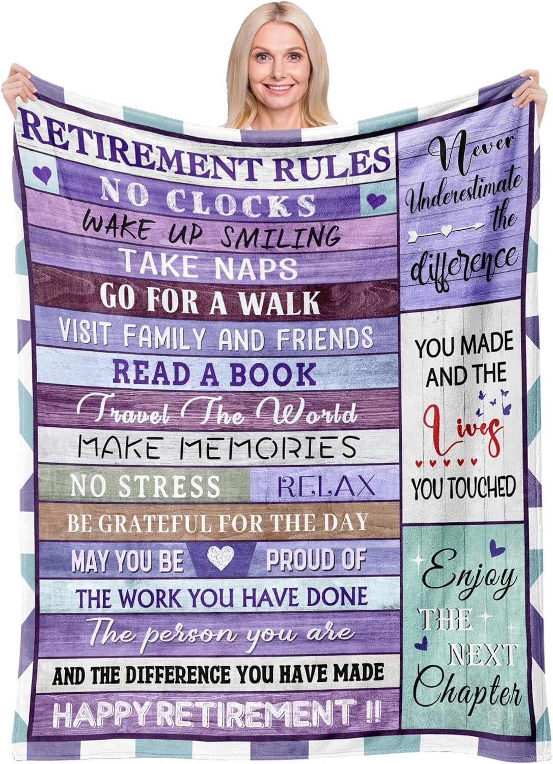 Teacher Appreciation Gifts for Women Men, Back to School Teacher Gifts, First Day of School Teacher Gifts from Student, End of Year Teacher Gifts Idea, Best Teacher Blanket 50"x60"