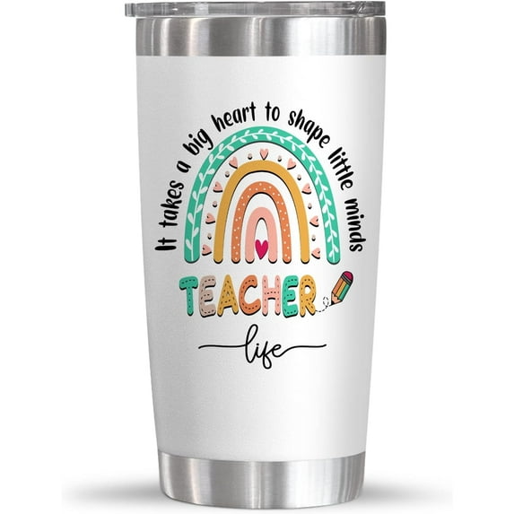 Teacher Appreciation Gifts For Women,Teachers Day,Birthday,Christmas,Valentines Day,Graduation Gifts,Teacher Supplies,Thank You Gifts For Teacher,20oz Stainless Steel Tumbler
