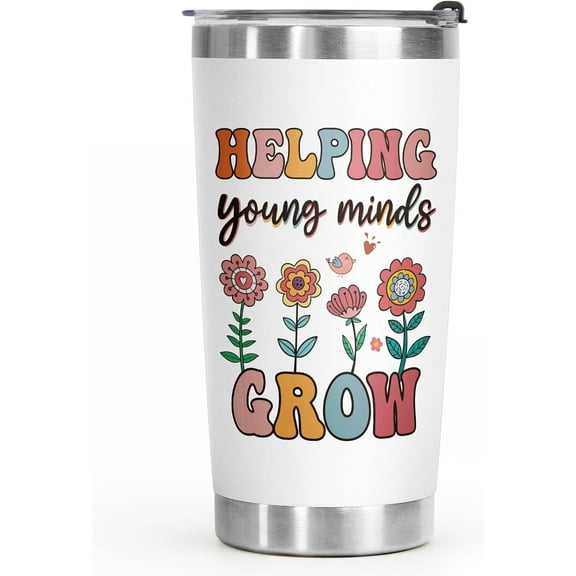 Teacher Appreciation Gifts for Women Tumbler 20 Oz, Thank You Teacher Gifts for Women, end of Year Teacher Gifts, Daycare Teacher, Teacher Retirement, Back to School, Christmas Gifts