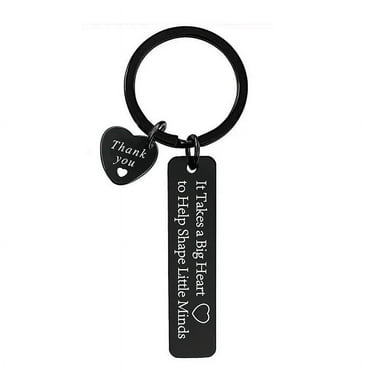 Teacher Appreciation Keychain Stainless Steel Graduation Key Chains Teachers Day Grad Thanksgiving Christmas Gifts - style：00036-1；