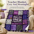 thumbnail image 1 of Teacher Blanket Appreciation Gifts for Women, Teacher Supplies Back to School Throw Blankets, Best Birthday Teachers' Day Gift for Educators from Students 30"X40", 1 of 9