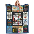 thumbnail image 1 of Teacher Blanket Gifts for Women Men,Teacher Appreciation Gifts,Teacher Back to School Teachers'' Day Throw Blankets Best Teacher Birthday Valentines Day Gifts 60"x50", 1 of 5