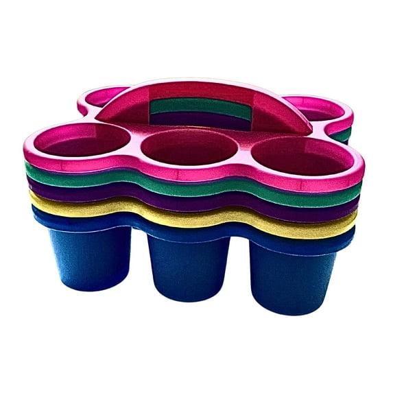 Teacher Caddy, Classroom Caddy, Stackable Caddy, Pack of 5, Plastic Cup Caddies, Classroom Teacher Storage