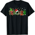 thumbnail image 1 of Teacher Christmas Plaid Pajamas Pjs Xmas Men Women T-Shirt tee, 1 of 4