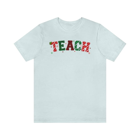 Teacher Christmas Shirt Kindergarten Elementary Christmas Teacher Shirt