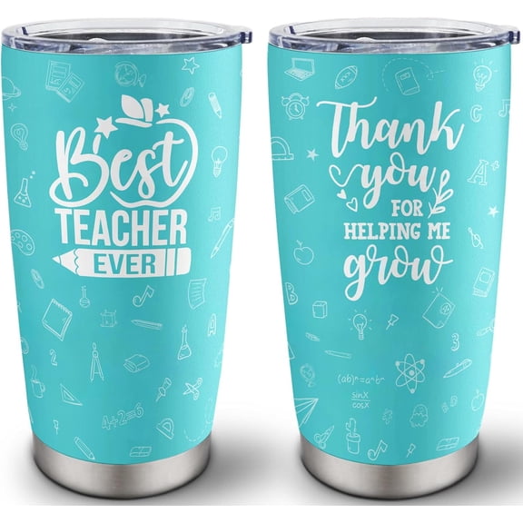 Teacher Christmas Tumbler, Teacher Day Gifts for Women, Thank You Gift for Teachers, Appreciation Gift for Music Dance English Math Teachers