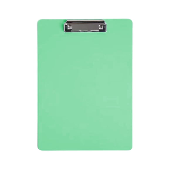Teacher Clipboard,Clipboards for Classroom,Clipboard Holder,Plastic Clipboard with Storage,Folder Board Office Supplies Thickened Writing Board Student Color Clip(Green 12*9IN)