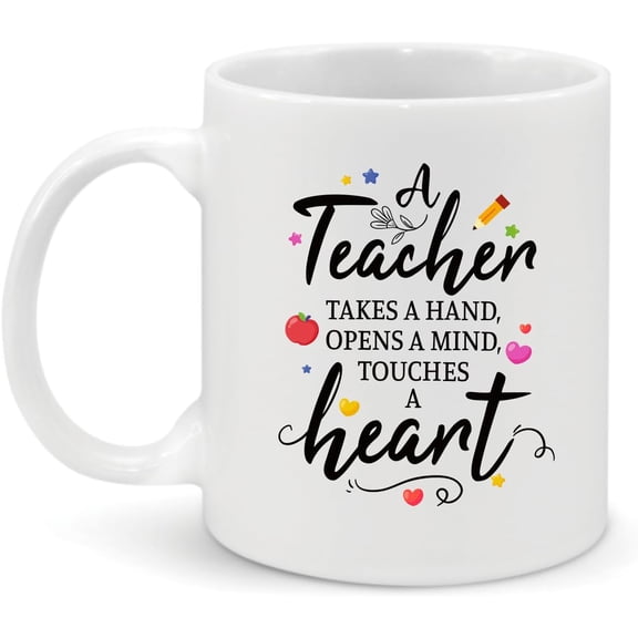 Teacher Coffee Mug 11Oz Teacher Christmas Gifts, Birthday Gift, Appreciation Gift for Teachers National Teachers Day Gifts for Women from Student