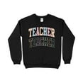 thumbnail image 1 of Teacher Collegiate Font Back To School Sweatshirt, 1 of 7