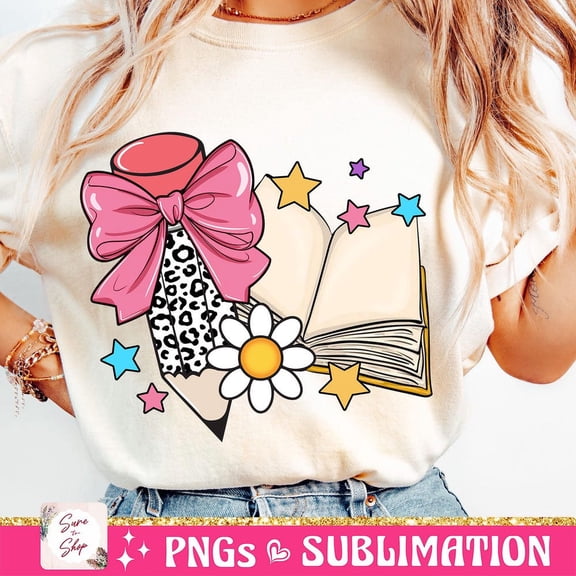Teacher Coquette Pencil Shirt, Retro Pencils Shirt, Back To School Shirt, Pencil With Book Shirt, Teacher Shirt, Boy Girl School Shirt Unisex S-5XL Hot Trending Shirt, Vintage Birthday Gift