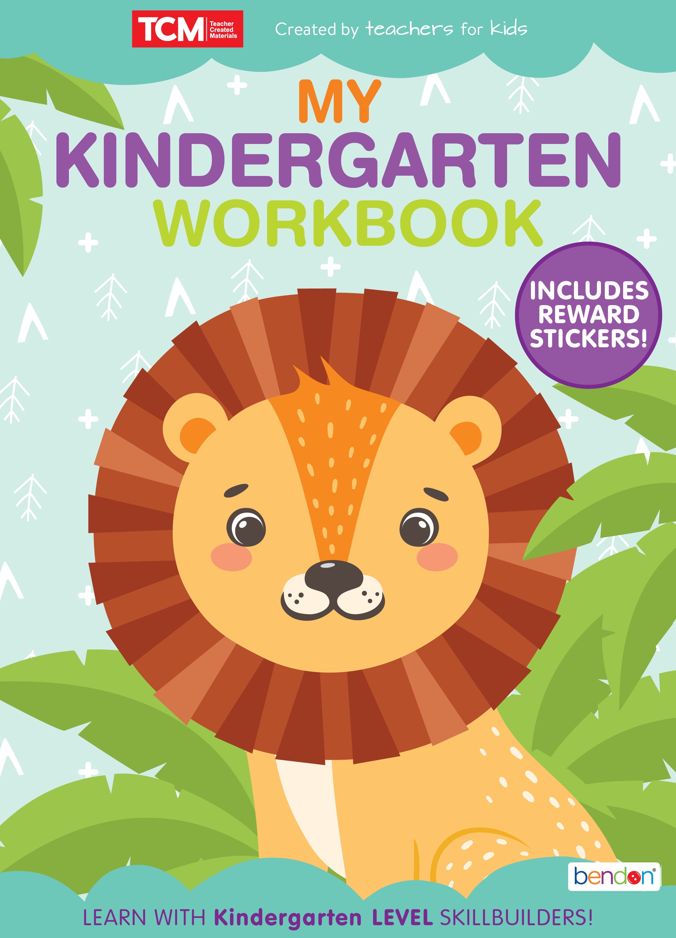 Teacher Created Materials Kindergarten Workbook, 48 Pages 