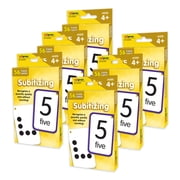 Teacher Created Resources Subitizing Flash Cards, 56 Per Pack, 6 Packs