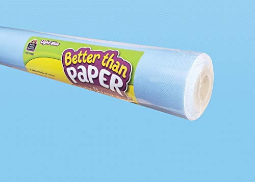 Teacher Created Resources TCR77450 Fabric Better Than Paper Bulletin Board Roll Light Blue