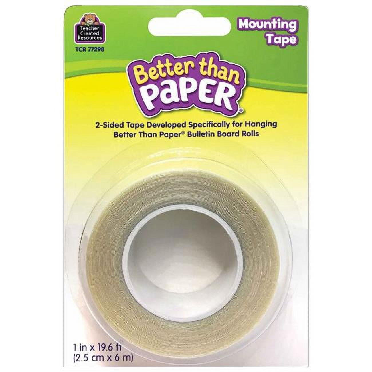 Teacher Created Resources Better Than Paper Mounting Tape 1 x 19.6' 3  Rolls (TCR77298-3) 