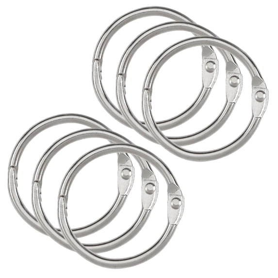 Teacher Created Resources Binder Rings, 1.5", 6 Per Pack, 6 Packs