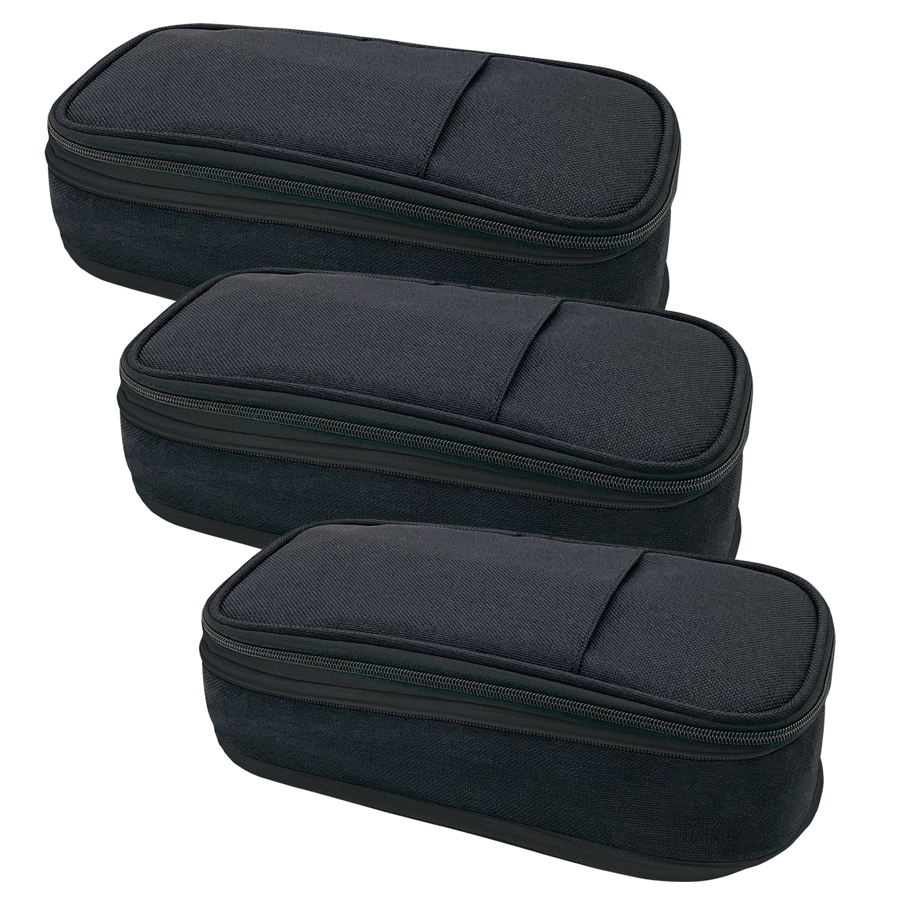 Teacher Created Resources Black Pencil Case, Pack of 3