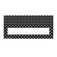 thumbnail image 1 of Teacher Created Resources Black Polka Dots Flat Name Plates, 36 Per Pack, 6 Packs, 1 of 4