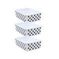 thumbnail image 1 of Teacher Created Resources Black Polka Dots on White Large Plastic Storage Bin, Pack of 3, 1 of 2