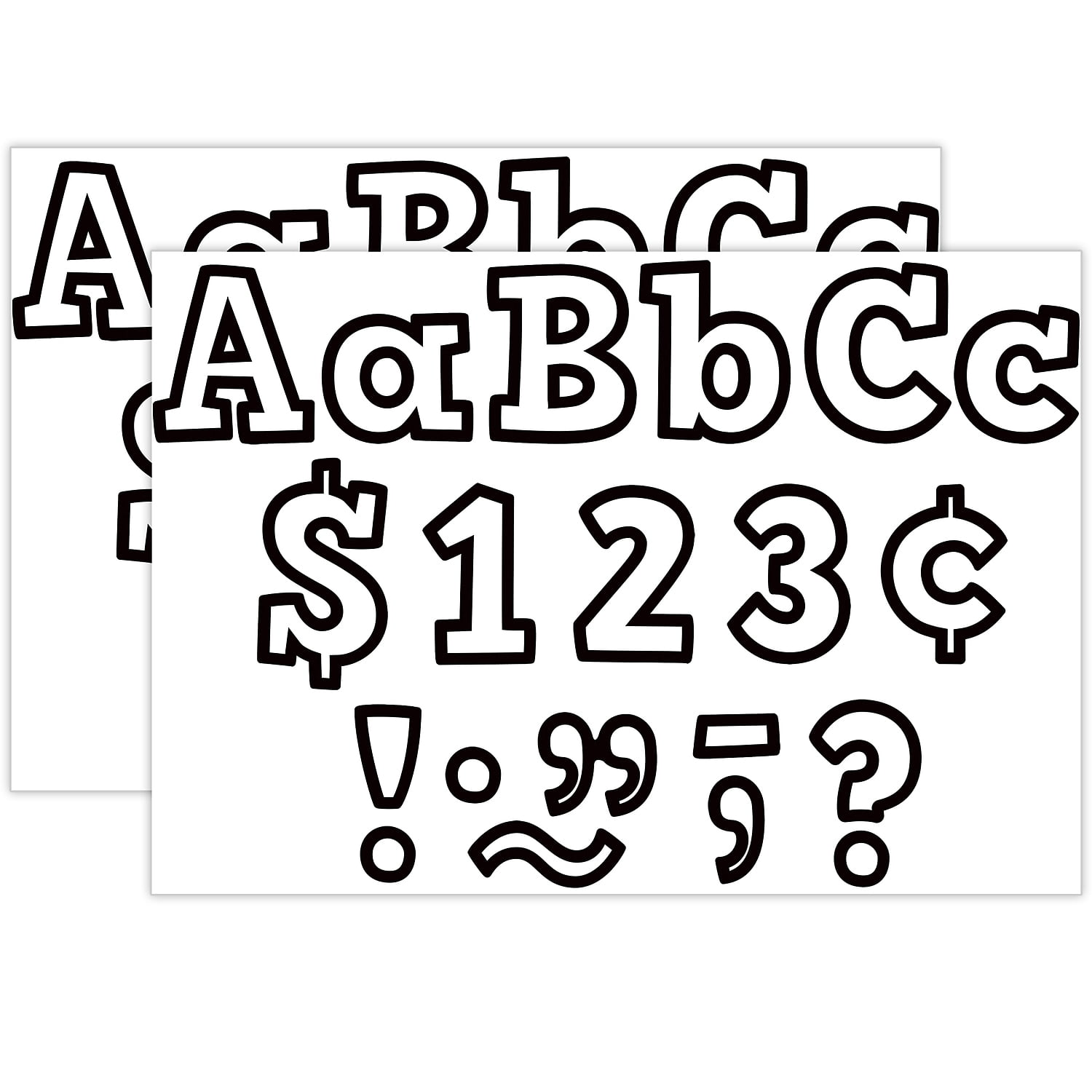 Teacher Created Resources Black & White Bold Block 4