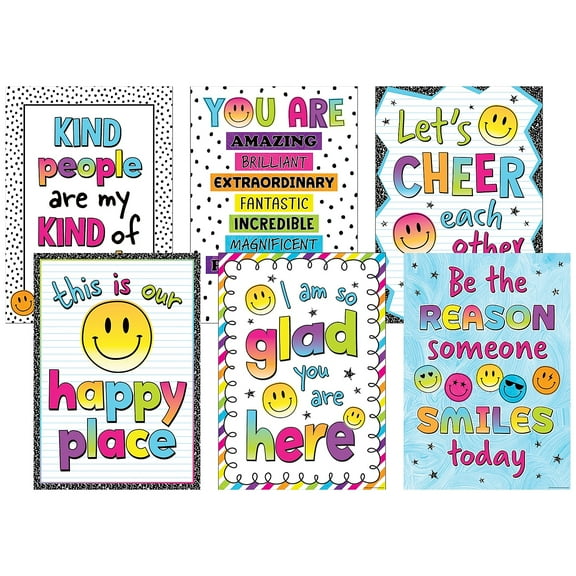 Teacher Created Resources Brights 4Ever Positive Posters, Set of 6