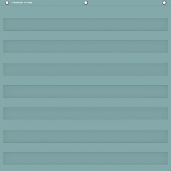 Teacher Created Resources Calming Blue 7 Pocket Chart, 28" x 28"