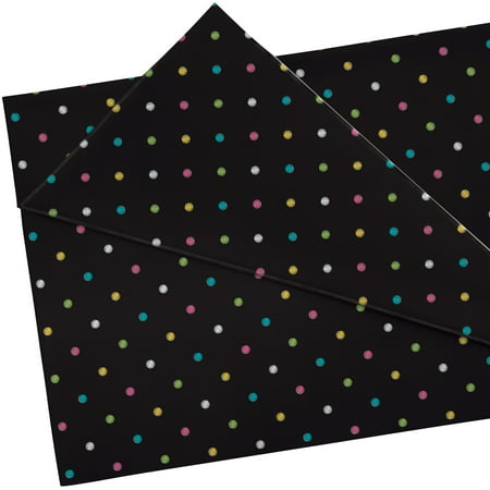 Teacher Created Resources Chalkboard Brights Creative Class Fabric, 48 Inch x 3 Yards