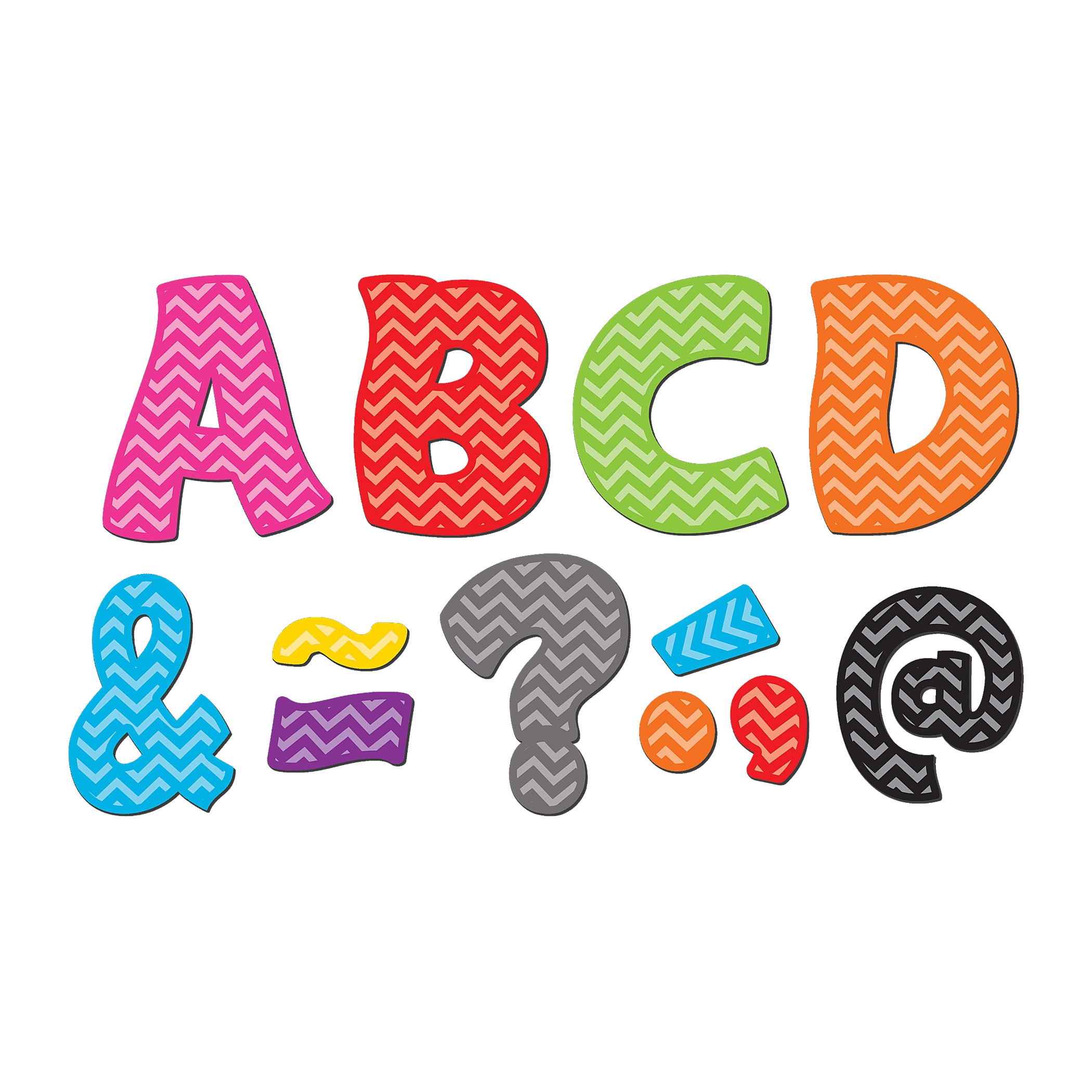 Teacher Created Resources Chevron Funtastic Font 3