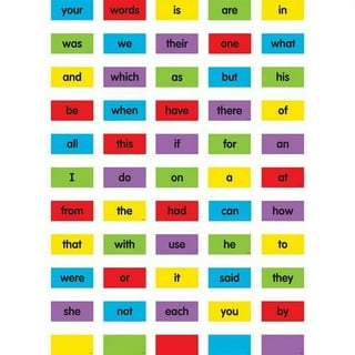 Teacher Created Resources Cling Thingies Sight Words - 50 x Word Shape - Write on/Wipe off, Removable, Residue-free - 1.25 Teacher Created Resources Cling Thingies Sight Words - 50 x Word Shape - Write on/Wipe off, Removable, Residue-free - 1.25