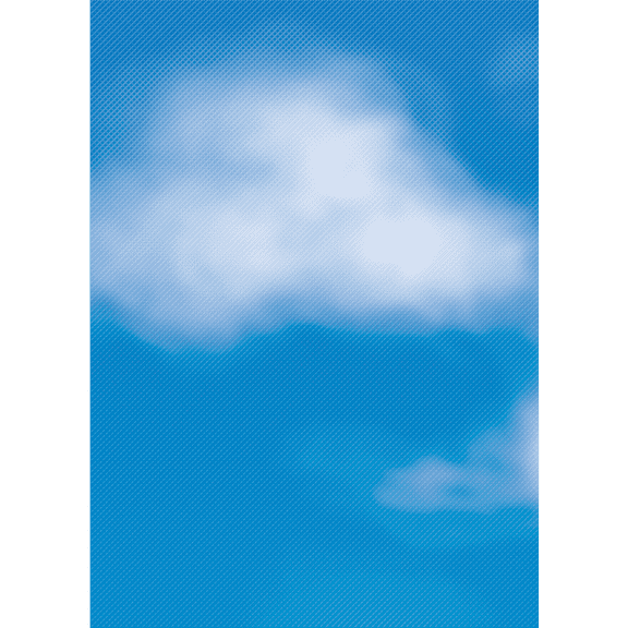 Teacher Created Clouds Better Than Paper Bulletin Board Roll, 4' x 12' (TCR 77367)