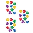 thumbnail image 1 of Teacher Created Resources Colorful Paw Prints Accents, 30 Per Pack, 3 Packs, 1 of 1