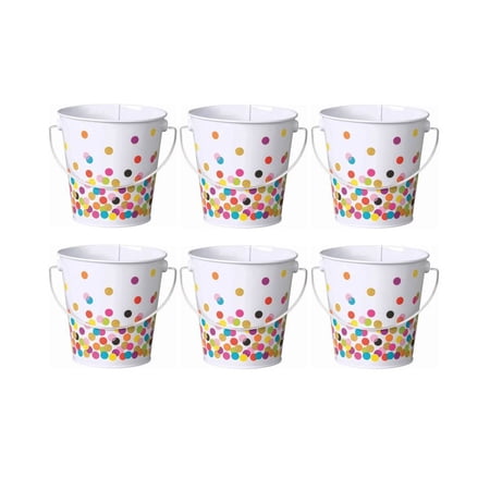Teacher Created Resources Confetti Bucket, Set of 6