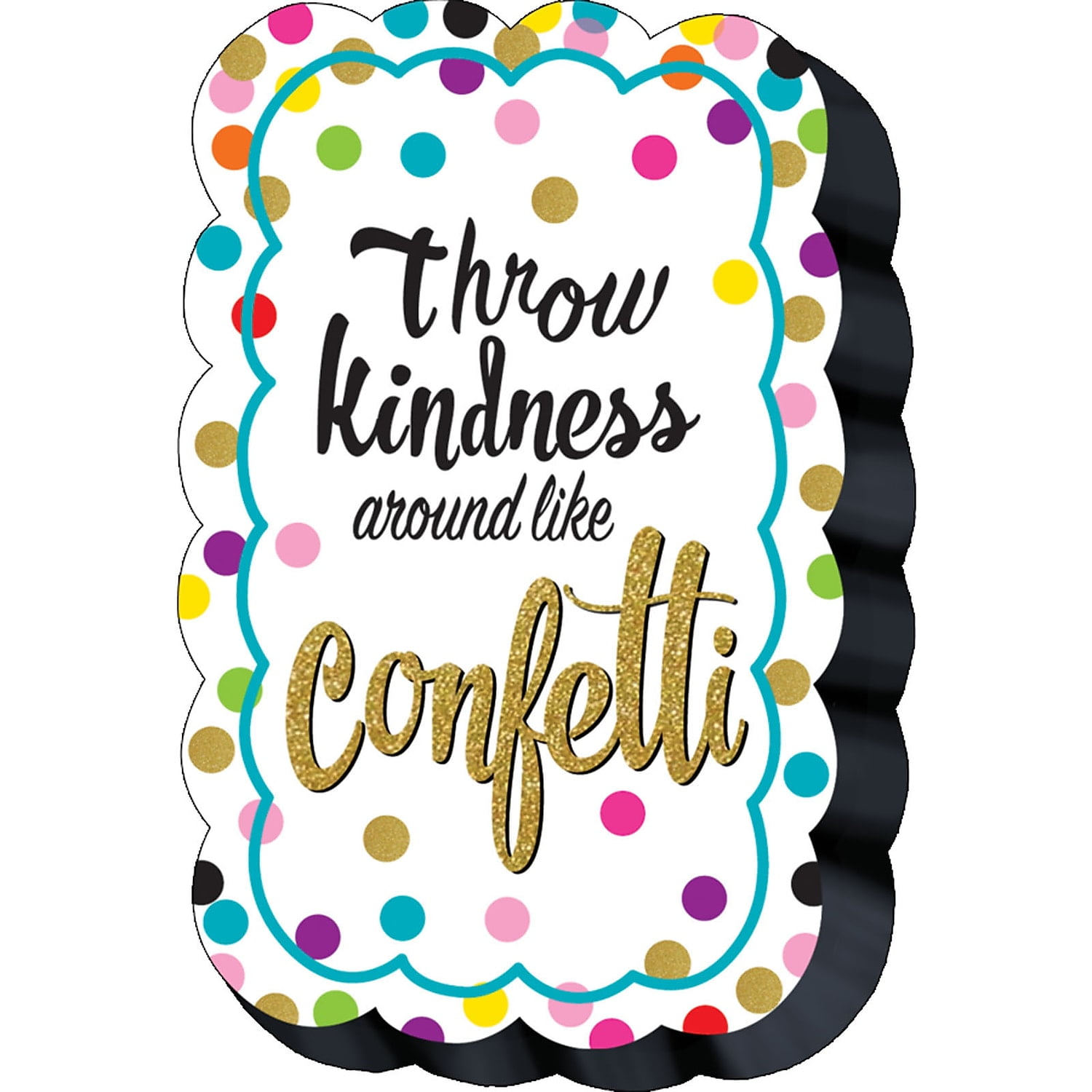 Confetti Design Magnetic Whiteboard Eraser Pack for Kids