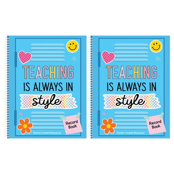 Teacher Created Resources Cool for School Record Book, Pack of 2
