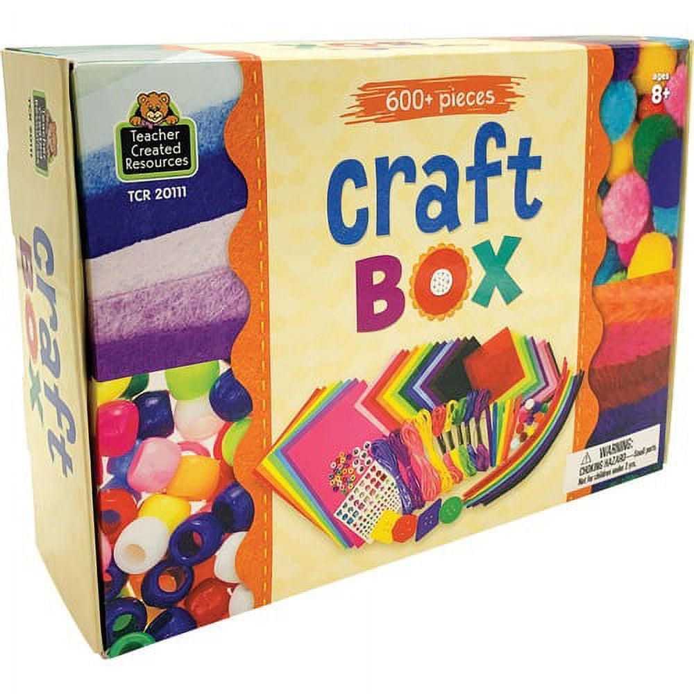 Teacher Created Resources Craft Box - Crafting, Artwork - 600 Piece(s) - 1 Each - Multi - Felt Teacher Created Resources Craft Box - Crafting, Artwork - 600 Piece(s) - 1 Each - Multi - Felt